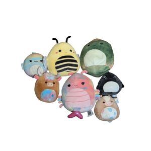 Squishmallow Squad! Bundle of 6 Soft Plush Collectibles - Ready for Snuggles!